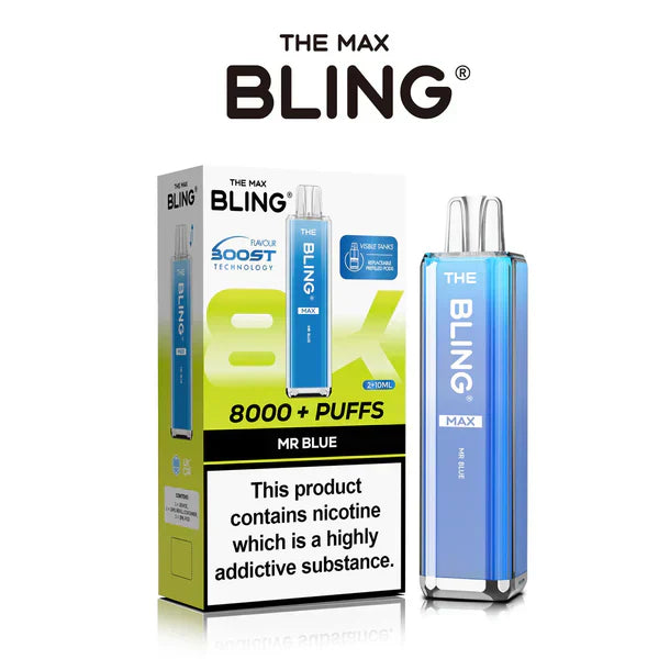Crystal Bling Max 8000 Prefilled Vape Kit – Pack of 5