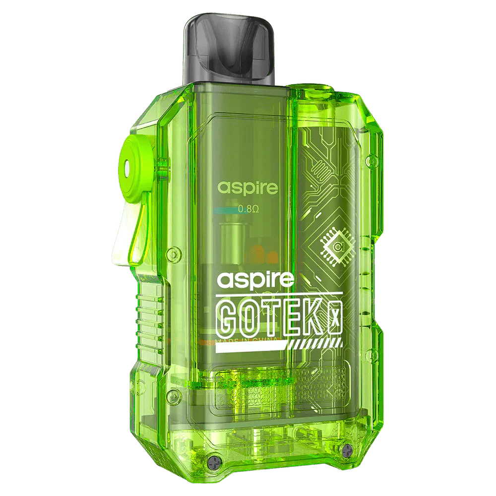 Aspire - Gotek X Pod Vape Kit - Translucent Green - vapeukwholesale