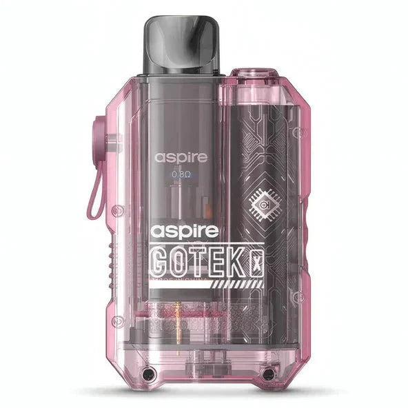 Aspire - Gotek X Pod Vape Kit - Translucent Pink - vapeukwholesale