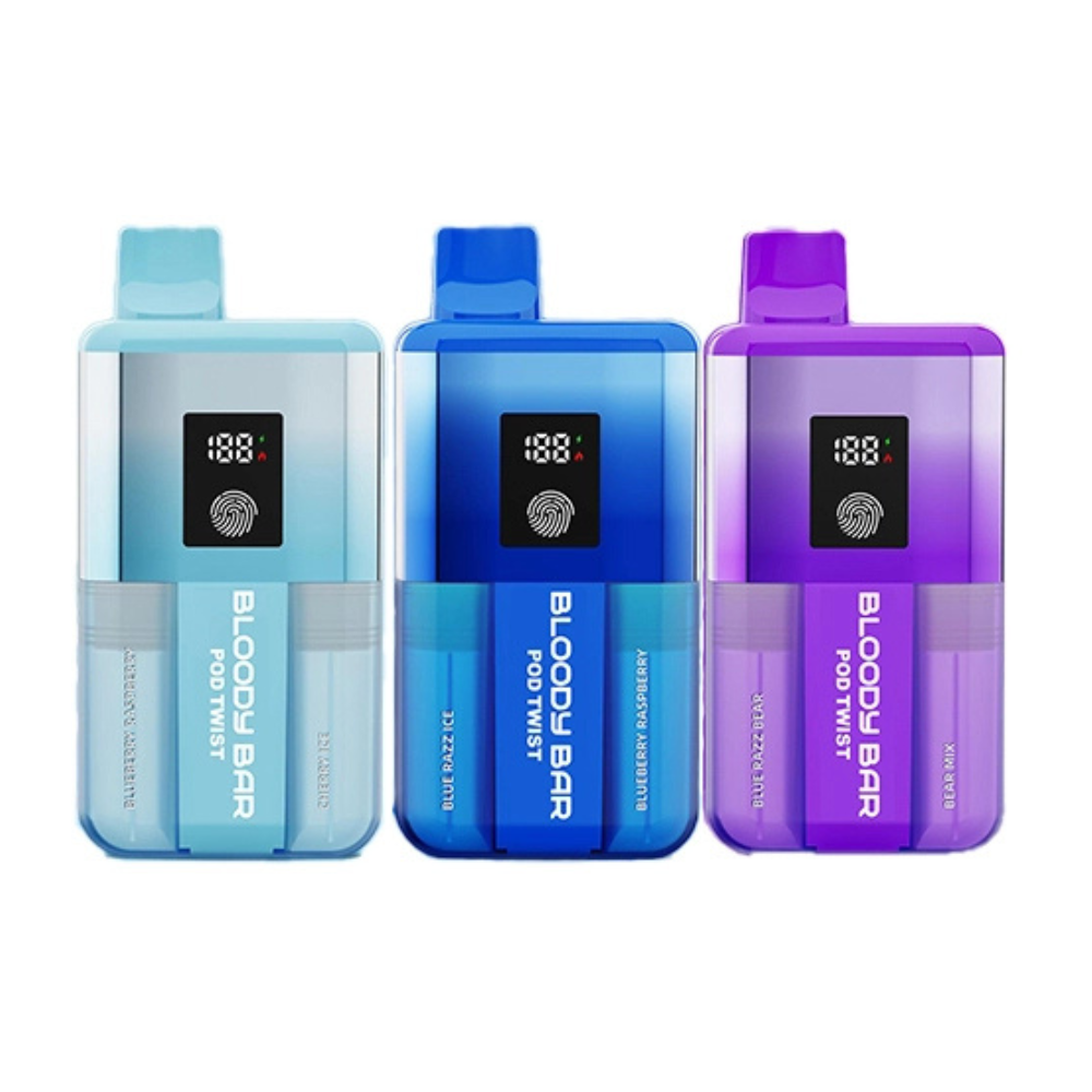 Bloody Bar Pod Twist 20K Box Of 5 – Smooth & Long-Lasting Vape