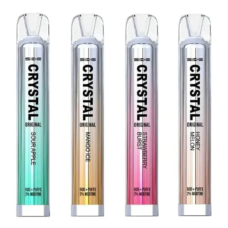 SKE Crystal Bar 600 Prefilled Pod Device – Box of 10 | 600 Puffs Each